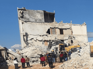 Un equipo de MSF, visitó la zona de Atarib, en Alepo, una de las más afectadas, para realizar una evaluación inicial e identificar las necesidades críticas tras el terremoto en el noroeste de Siria