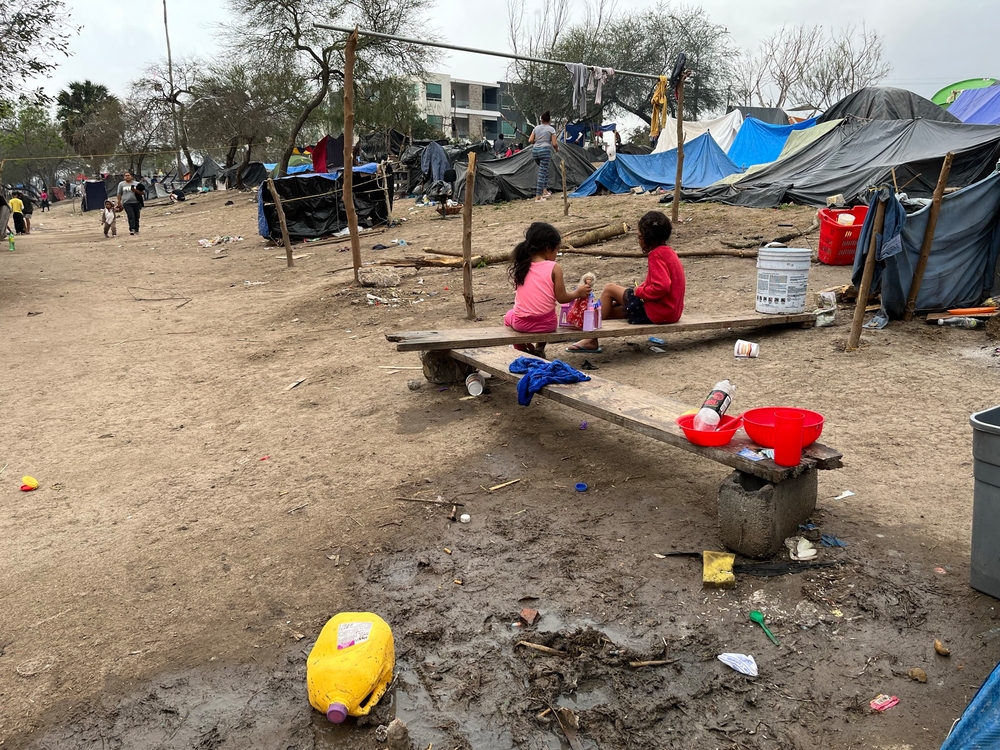 MSF brinda atención sanitaria a migrantes en campamento improvisado en Matamoros, México