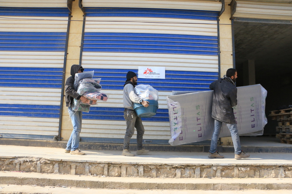 Respuesta de MSF a los terremotos a través del Hospital de Atmeh
