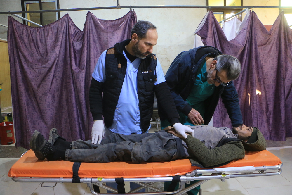 Respuesta de MSF a los terremotos a través del Hospital de Atmeh