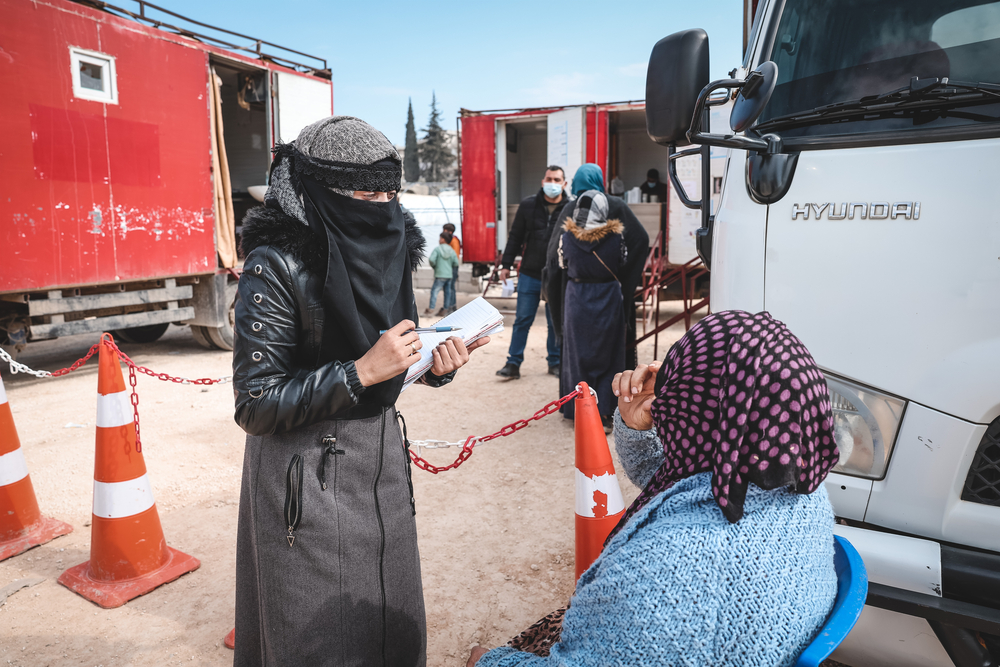 MSF distribuye artículos de primera necesidad a familias desplazadas por los terremotos en Siria y Turquía