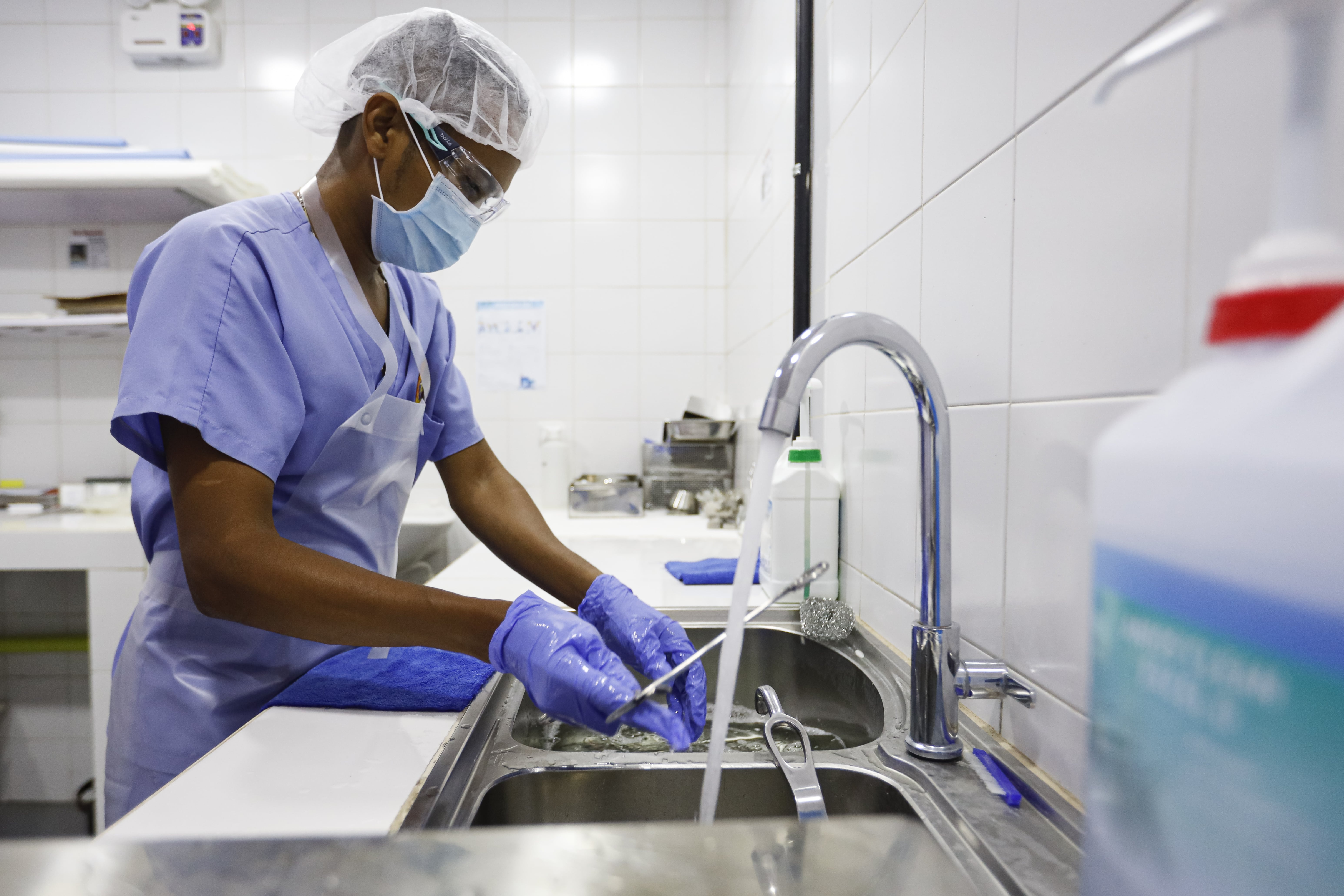 MSF impulsa actividades de agua y saneamiento garantizar la prevención y control de infecciones. en Venezuela