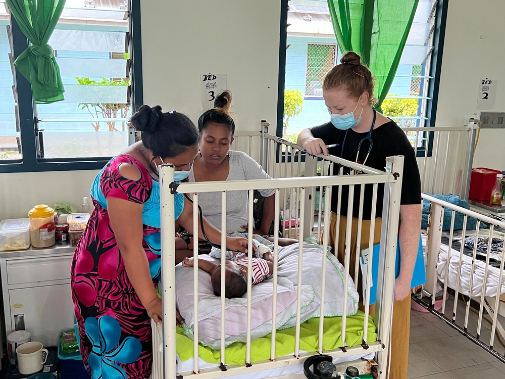 MSF brinda apoyo pediátrico en Kiribati
