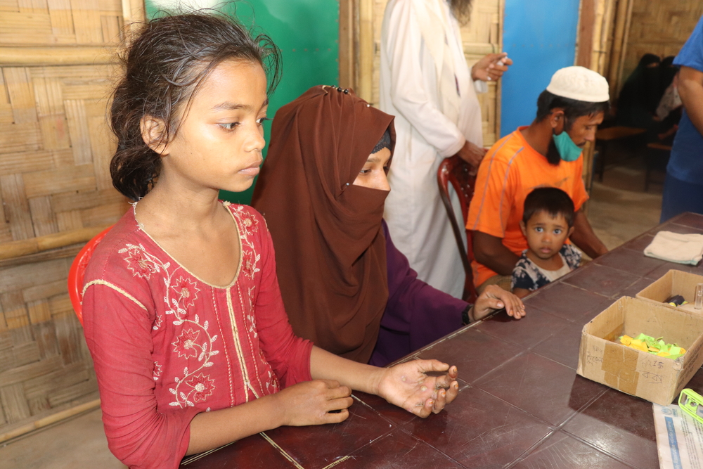 MSF responde al brote de sarna en los campos para refugiados en Bangladesh