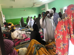 En el hospital que apoyamos hemos recibido a cientos pacientes heridos desde que comenzaron los combates en Darfur del Norte, Sudán