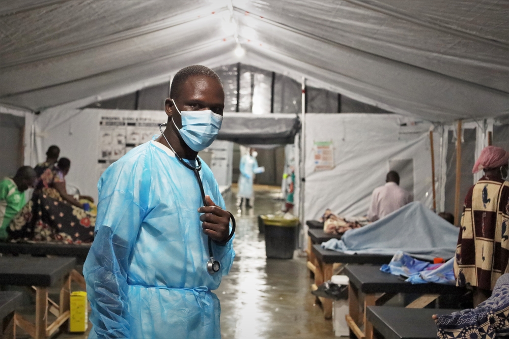 Centro de tratamiento del cólera de MSF en Quelimane, Mozambique