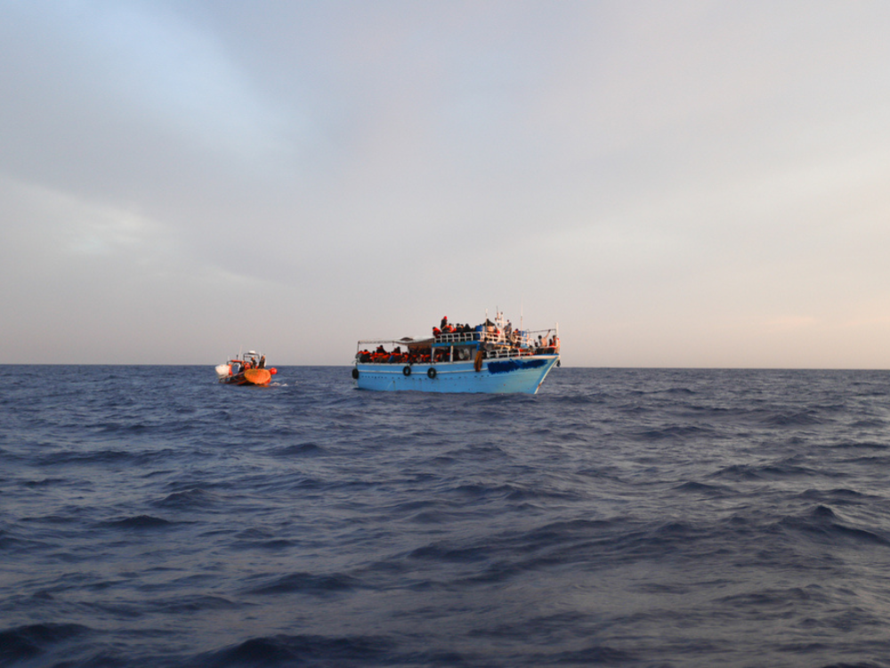 MSF realizó un rescate en el mar Mediterráneo