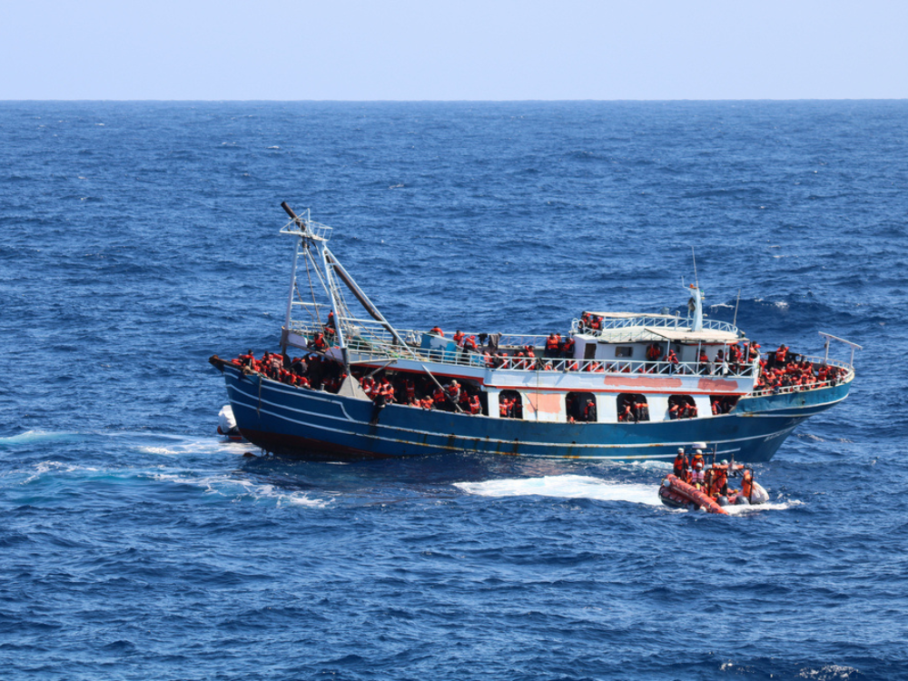 Rescate de el equipo de MSF a bordo del Geo Barents en el mar Mediterráneo