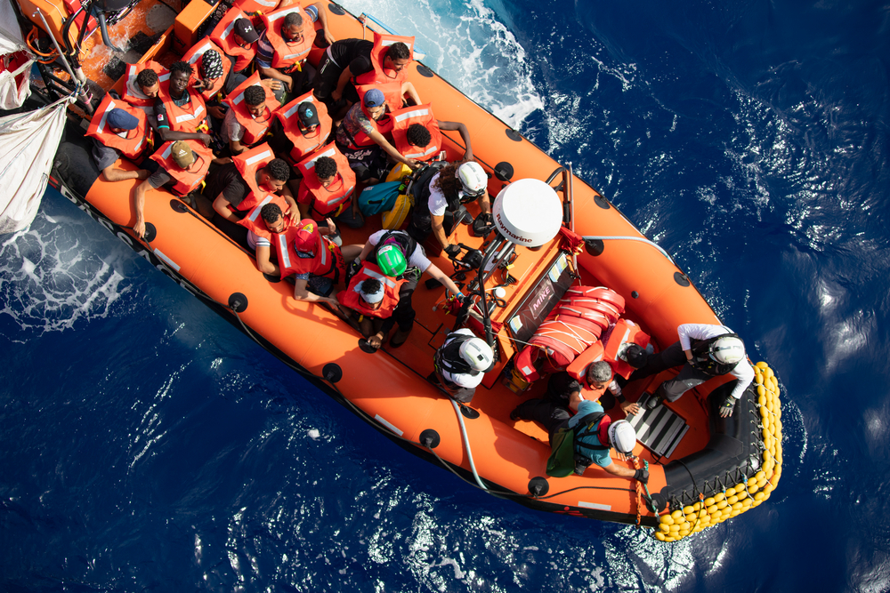 El equipo de MSF realizó un rescate en el mar Mediterráneo
