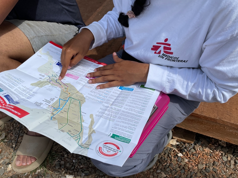 MSF brinda atención a cientos de migrantes llegan a los centros de acogida tras atravesar la selva del Darién