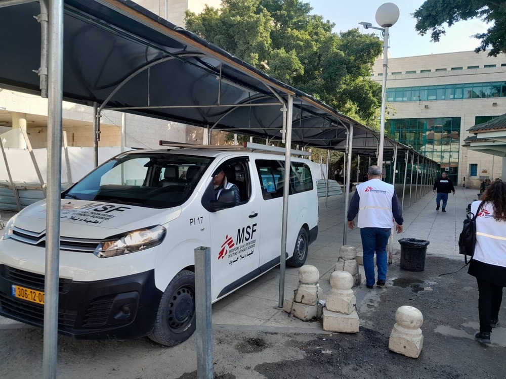 Intervención de Médicos Sin Fronteras en Jenin, Territorios Palestinos Ocupados