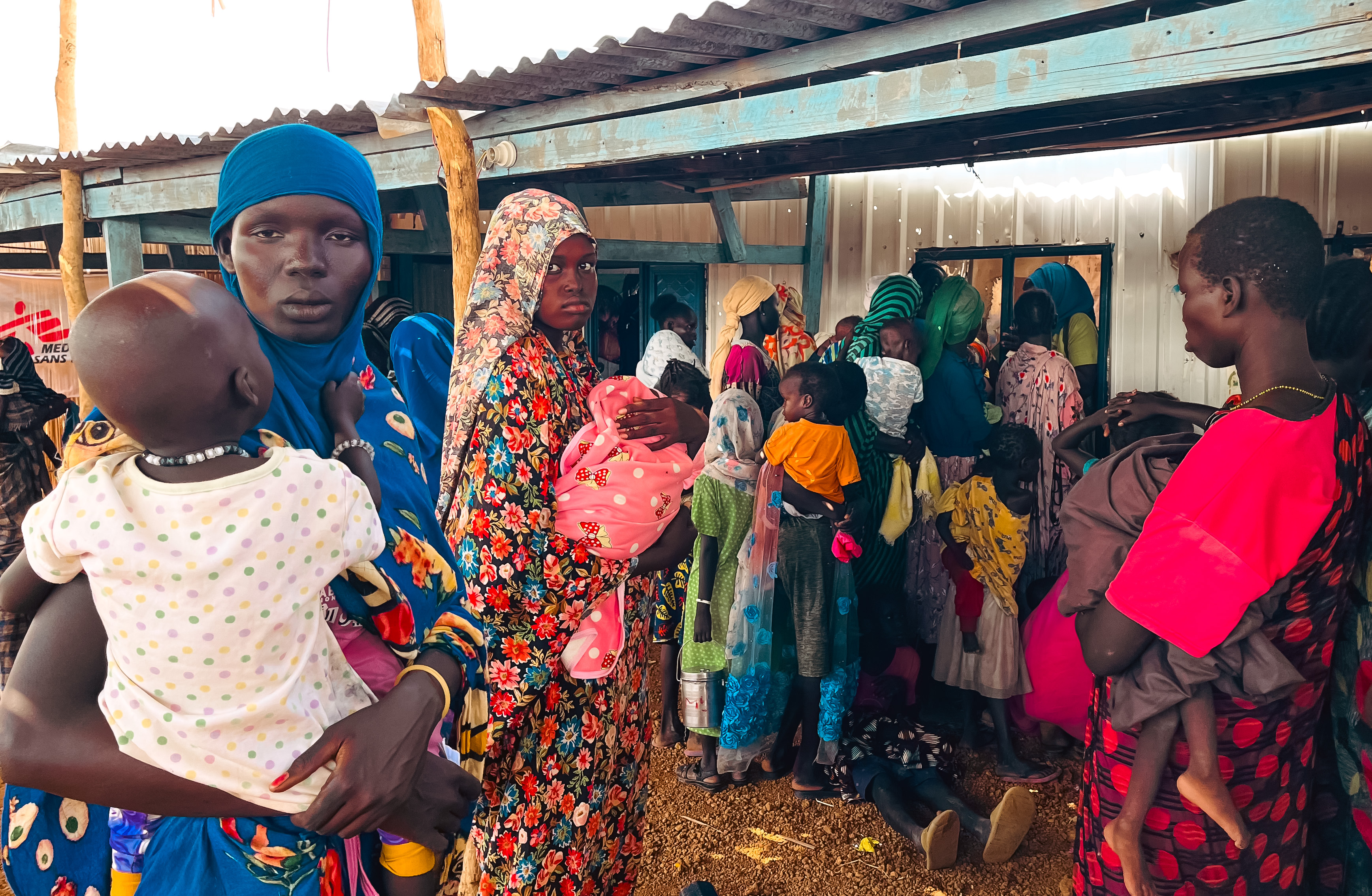En junio MSF comenzó a brindar atención a personas desplazadas del Nilo Azul en tres clínicas