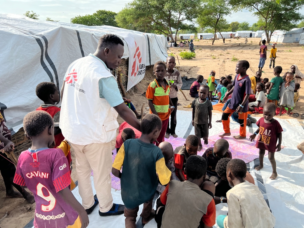 MSF brindamos atenciòn a personas refugiadas de Sudán que llegan a RCA