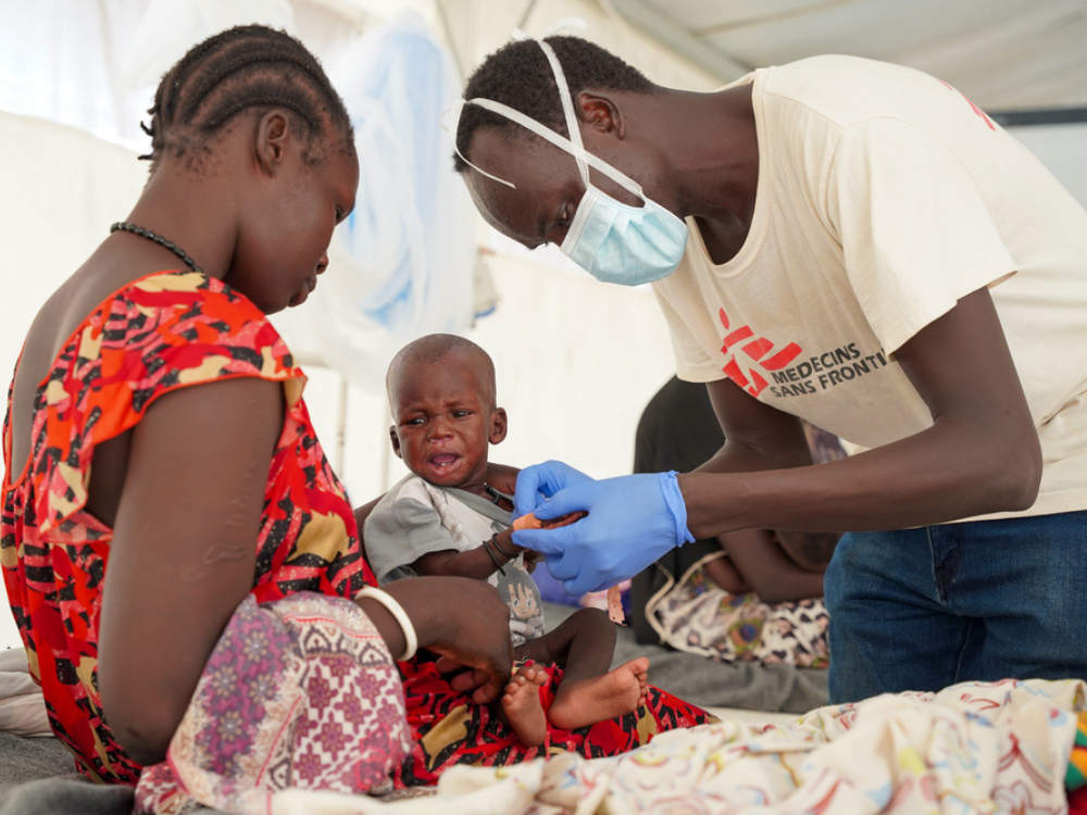 MSF responde al brote de sarampión en Sudán del Sur