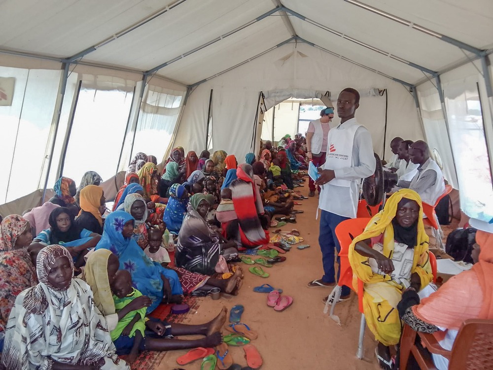 MSF responde a la emergencia por el desplazamiento de personas de Sudán a Chad