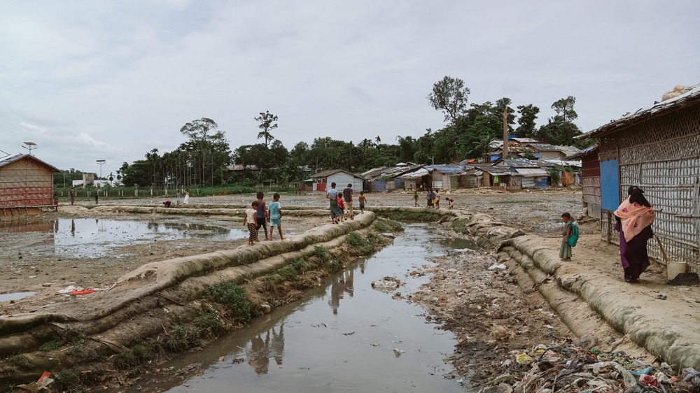 Vida en el campamento: refugio temporal