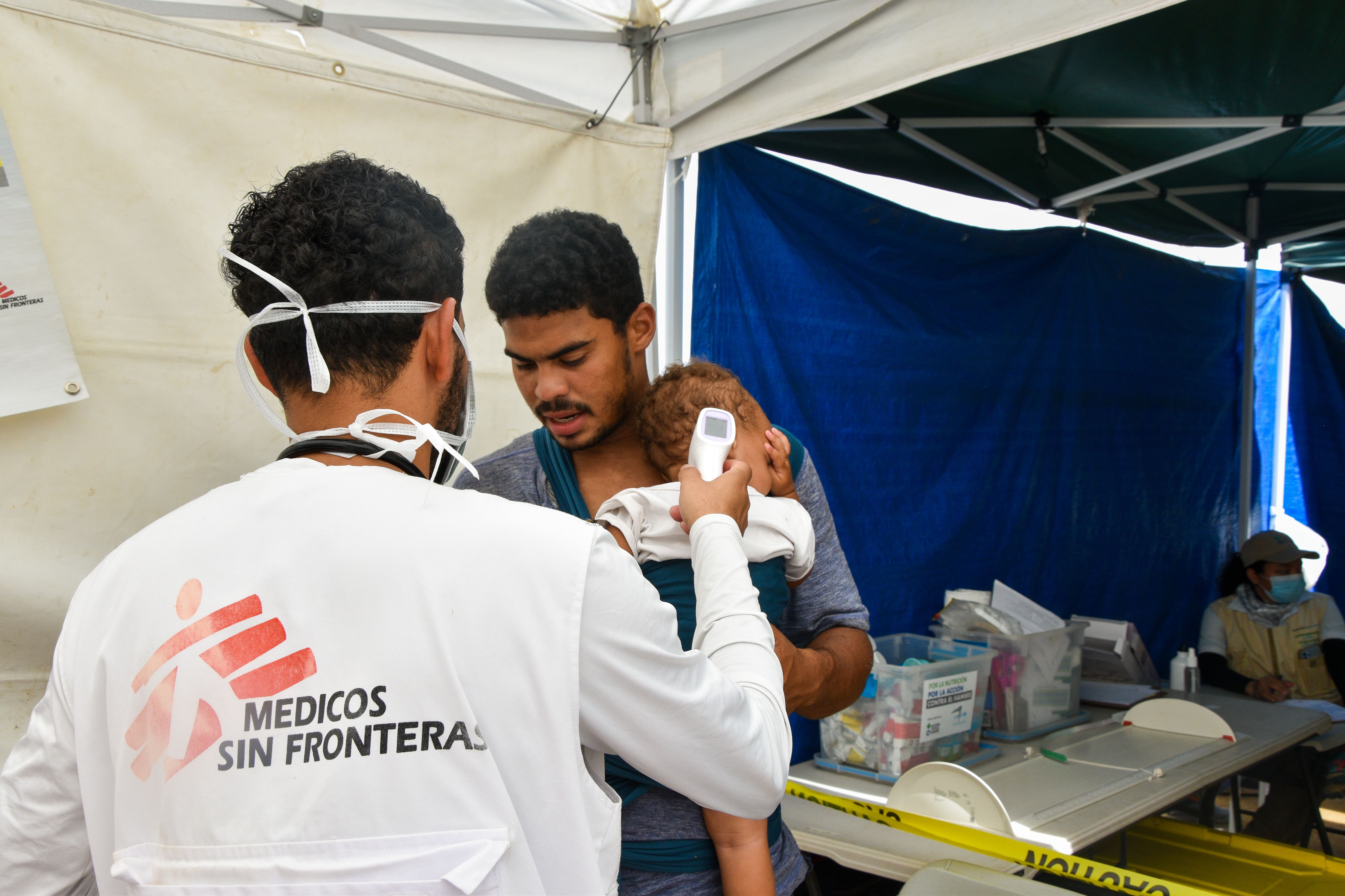 MSF reporta una crisis migratoria en Danlí, Honduras