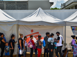 MSF reporta una crisis migratoria en Danlí, Honduras