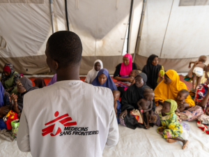 MSF gestiona un proyecto en Maiduguri, Nigeria, sobre desnutrición.