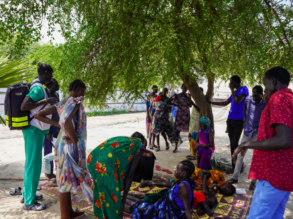 Las inundaciones en Sudán del Sur causan picos de malaria y dificultan el acceso a la atención médica
