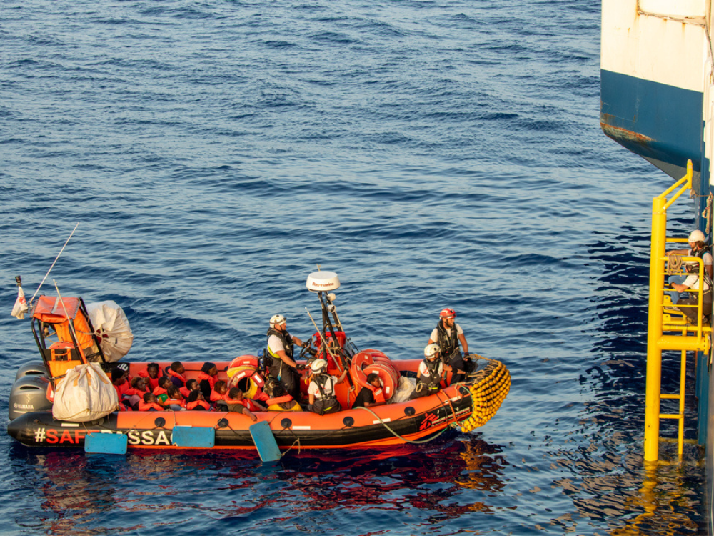 Rescate de MSF en el mar mediterráneo