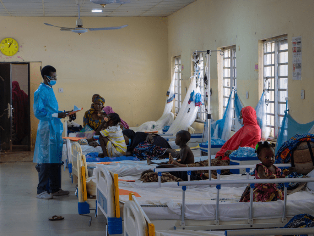 MSF gestiona un proyecto de difteria en Kano, Nigeria