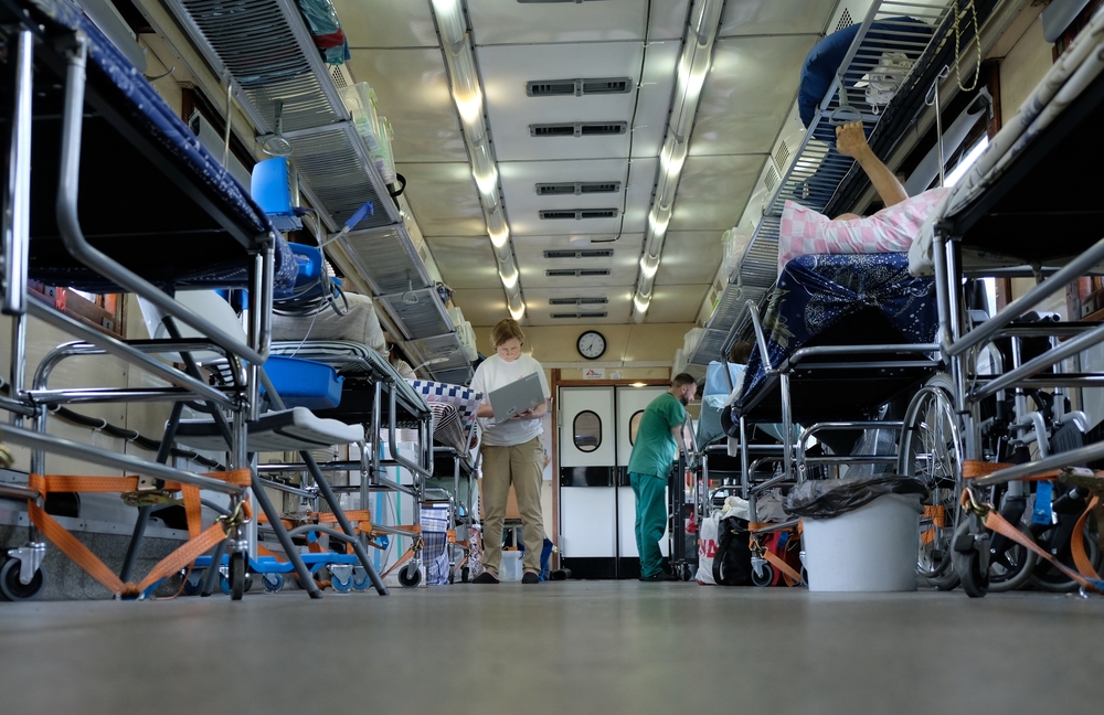 Tren medicalizado de MSF en Ucrania