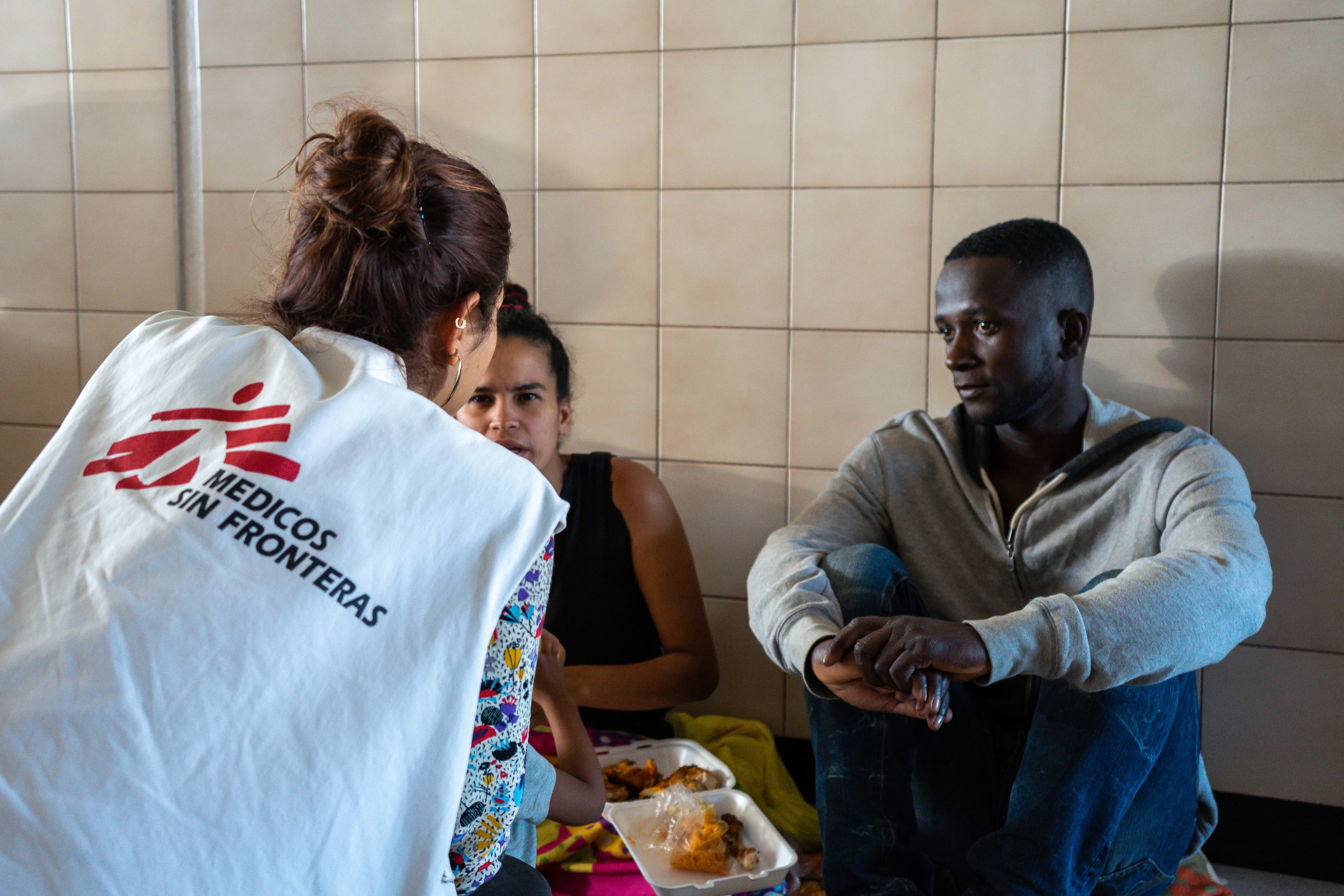 MSF durante la actividad de promoción de la salud en el municipio de Juchitán, Oaxaca