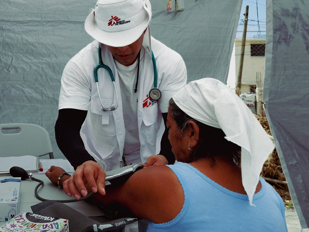 MSF ha iniciado actividades en Acapulco tras el paso del huracán Otis