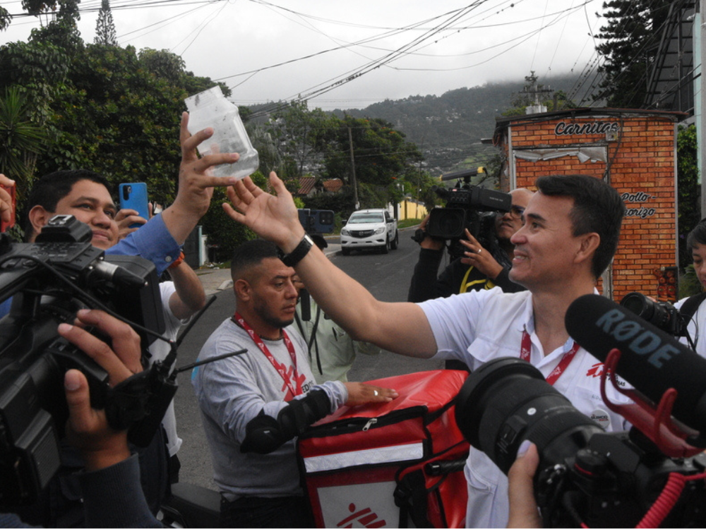 Edgard Boquín, miembro de MSF el líder del equipo detrás de una gran batalla contra el dengue en Honduras