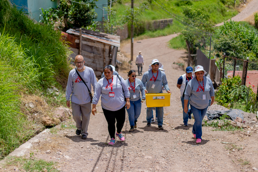 Staff del proyecto Arbovirus en Honduras