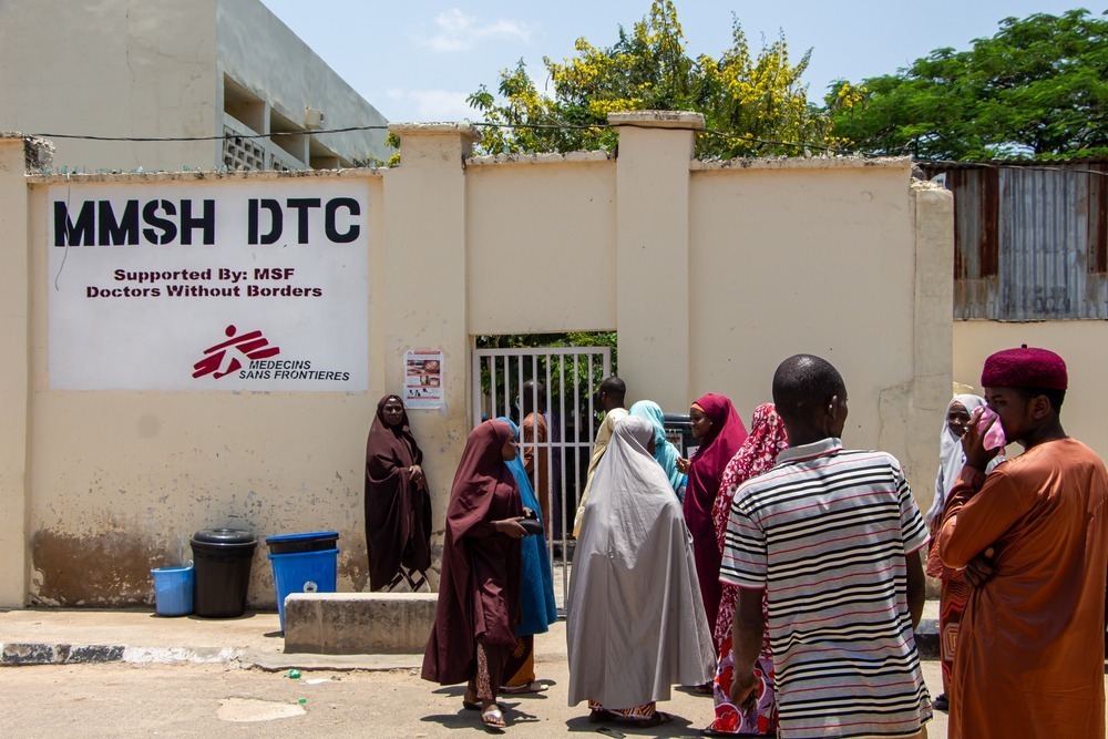 MSF gestiona un proyecto de difteria en Kano, Nigeria