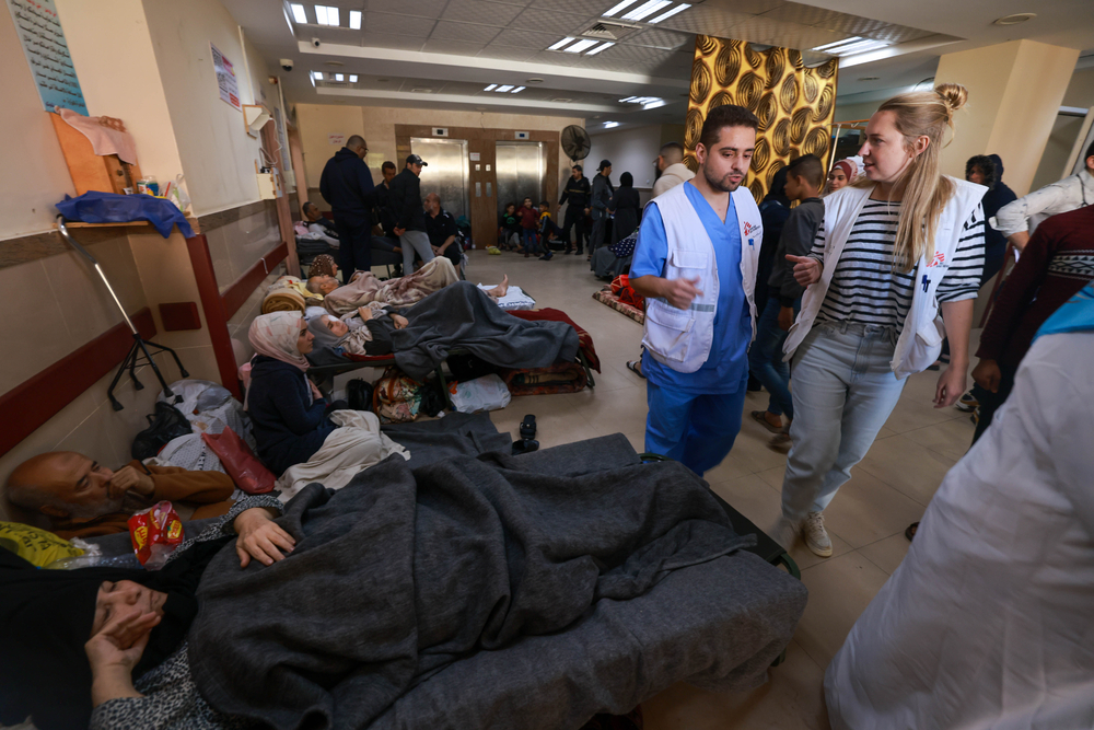 MSF en la clínica Al Aqsa en Gaza