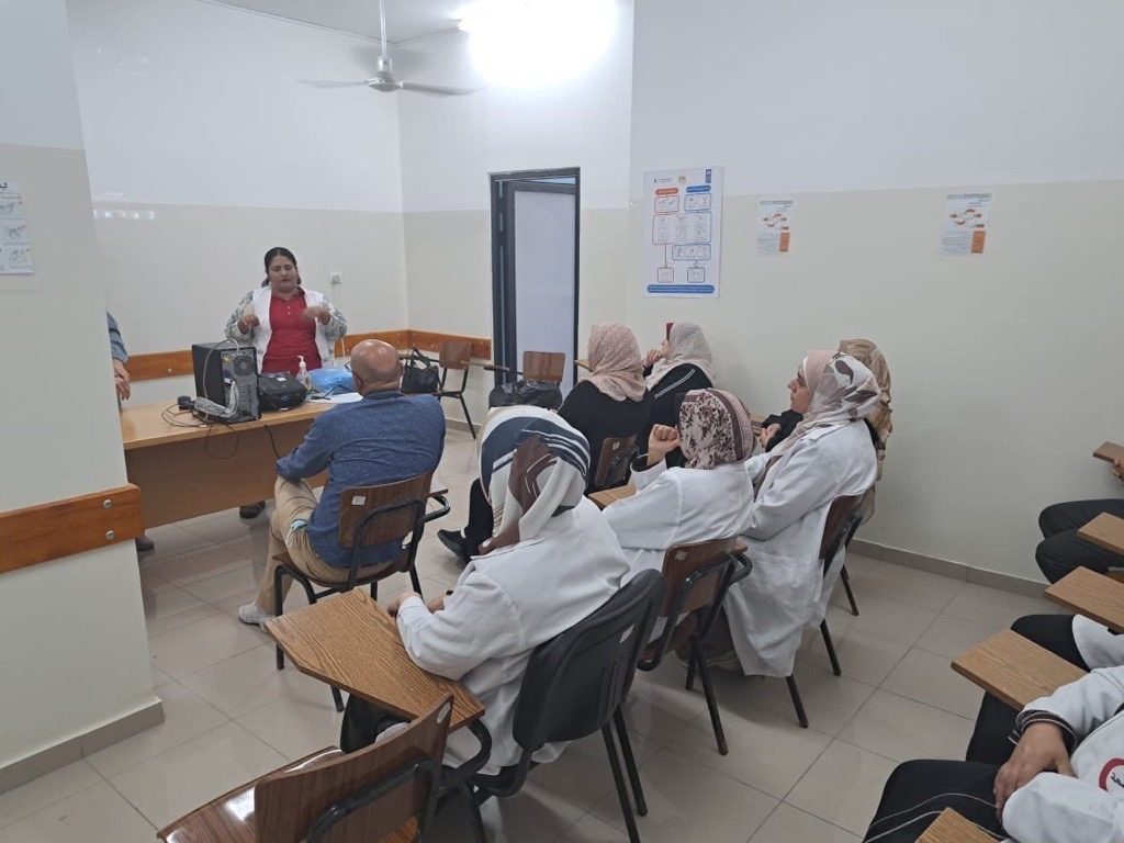 Michelle Ravell, coordinadora de enfermería en Gaza