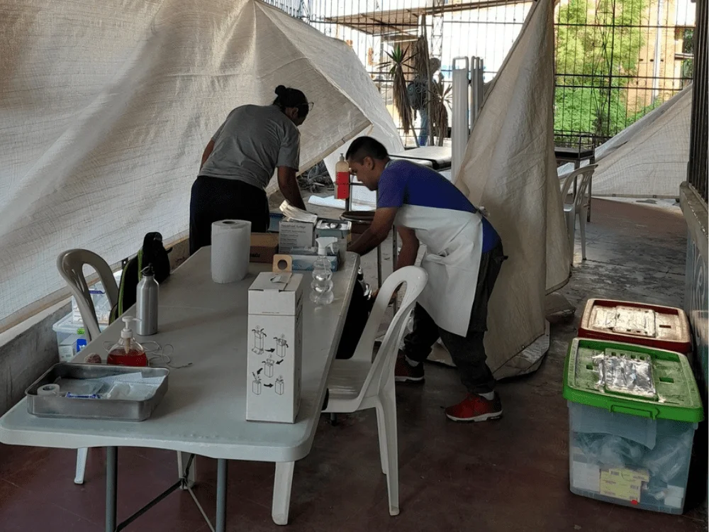 MSF brindó atención médica humanitaria en uno de los puntos más transitados por personas migrantes en Perú