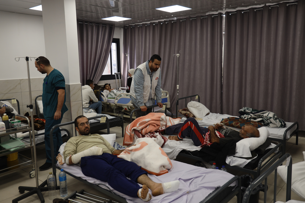 Los equipos de Médicos Sin Fronteras (MSF) centran sus actividades en el sur de la Franja de Gaza. 