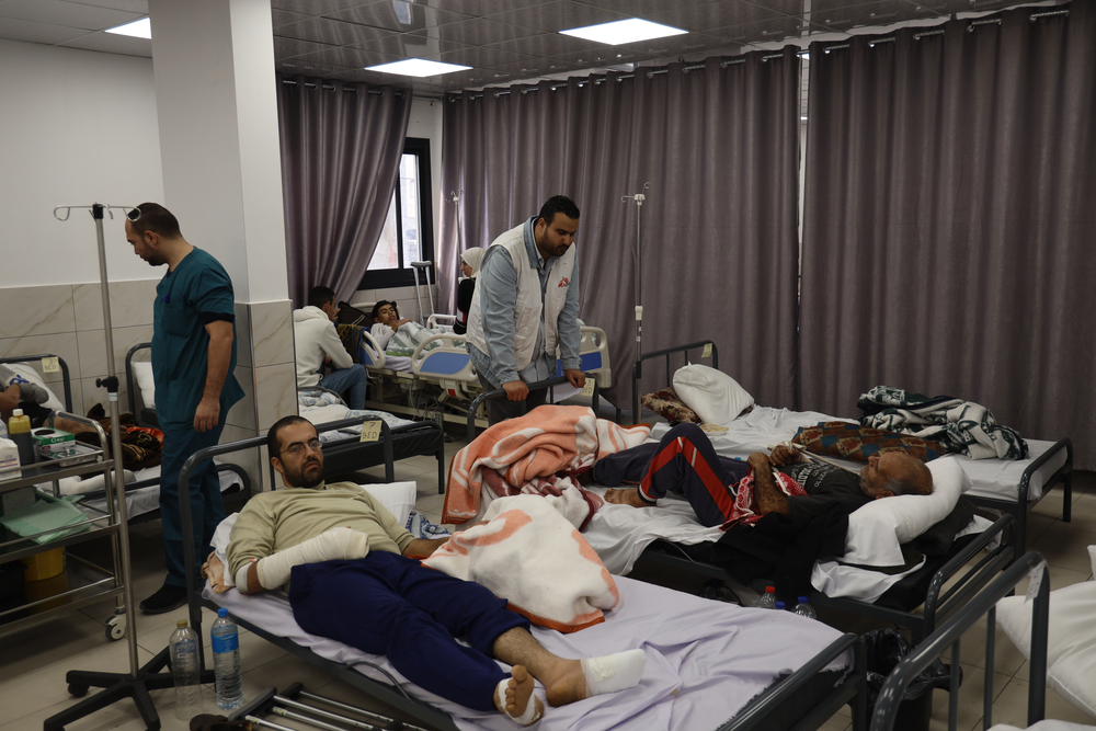 MSF continúa brindando atención a la población palestina en la Franja de Gaza