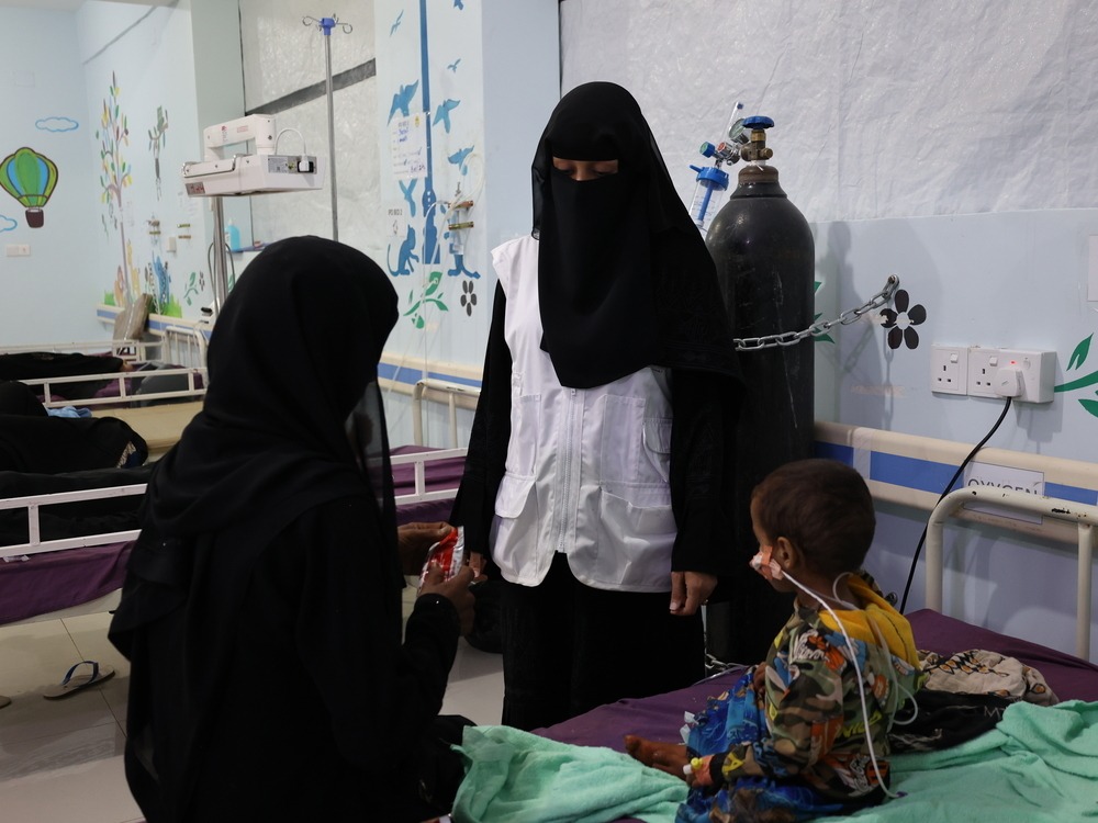 MSF brinda servicios pediátricos en el Hospital Materno Infantil Al-Qanawis, Yemen