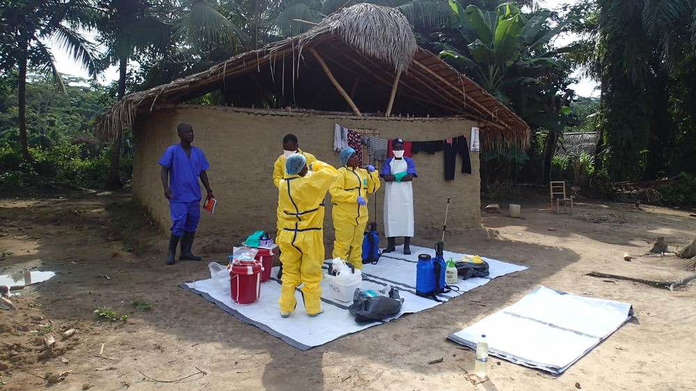 Respuesta rápida de MSF albrote de Ébola