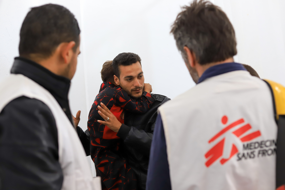 Marzo de 2020. Visita de Christopher Lockyear, Secretario General de MSF, a Rafah en Gaza. @ MSF