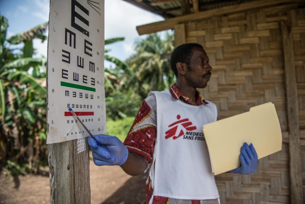 Salud de los sobrevivientes del Ébola en Tonkolili, Sierra Leona, octubre de 2015
