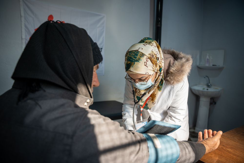 El equipo médico de MSF apoya al centro de atención primaria de salud de Mashhad Rohin, en el norte de Idlib.