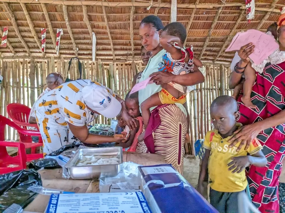 Respuesta de MSF al brote de sarampión en RDC.