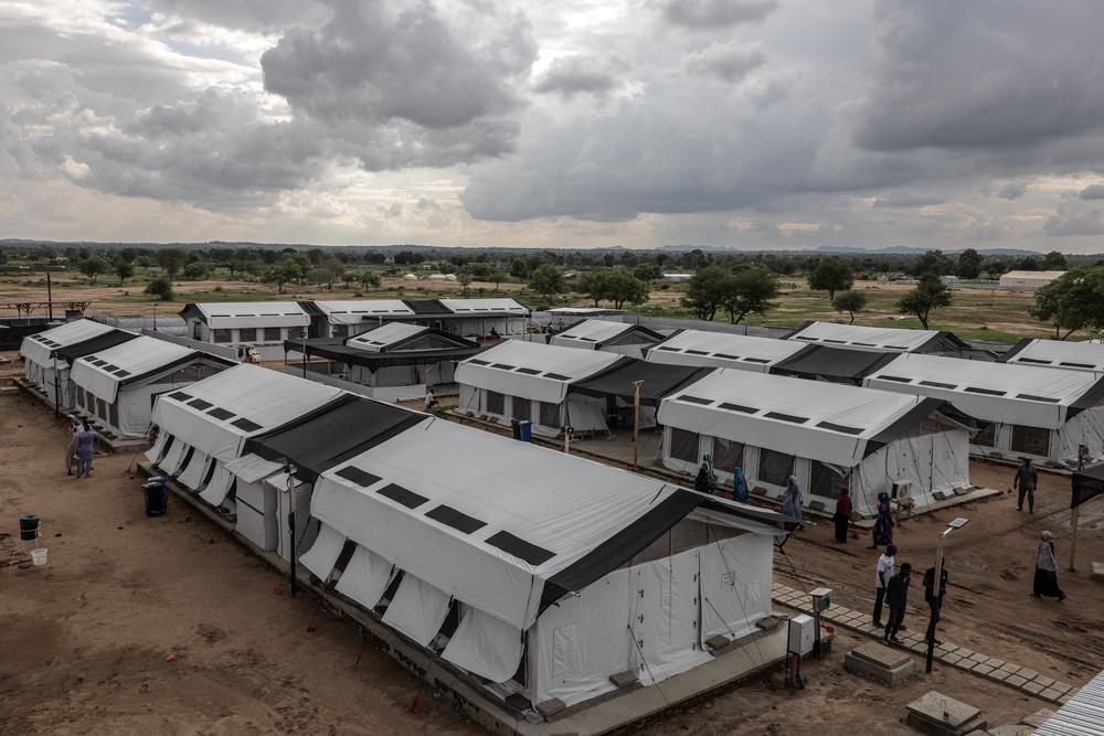 Un hospital de MSF construido desde cero para refugiados sudaneses en el este de Chad