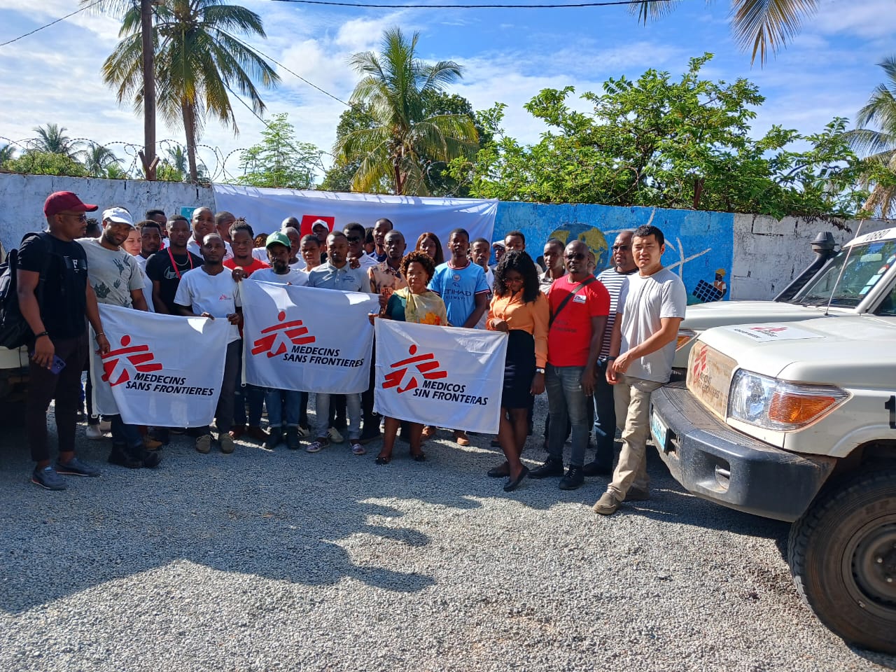 Equipo de trabajo en Mozambique