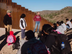 Personal de MSF e la frontera norte de México.