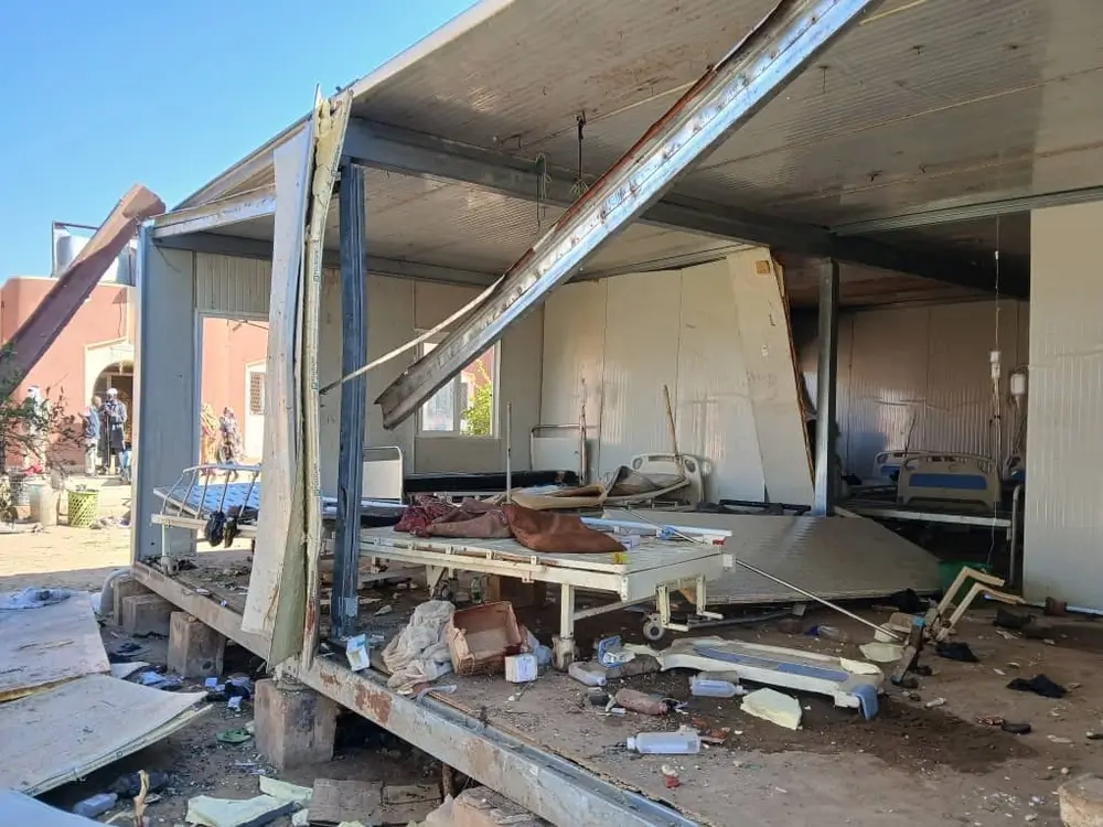 En el estado de Darfur del Norte, los hospitales han cerrado uno tras otro a medida que se intensifican los combates y los centros de salud han sido atacados en la capital, El Fasher.