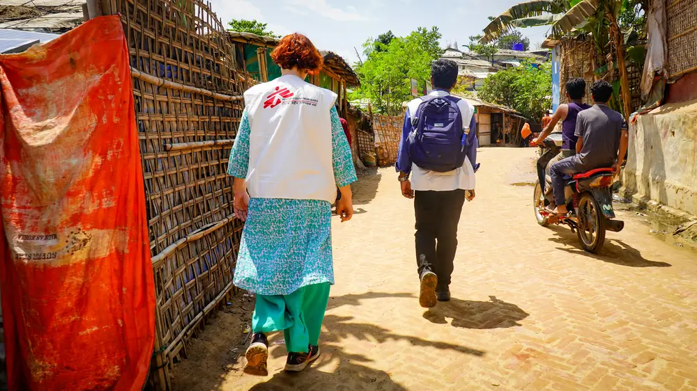 El equipo de MSF está evaluando el número de personas a las que cada centro de detección de la hepatitis C puede llegar eficazmente.