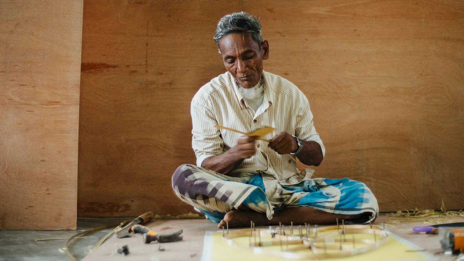 Nurul refugiado rohingya en Moricha, Bangladesh. 