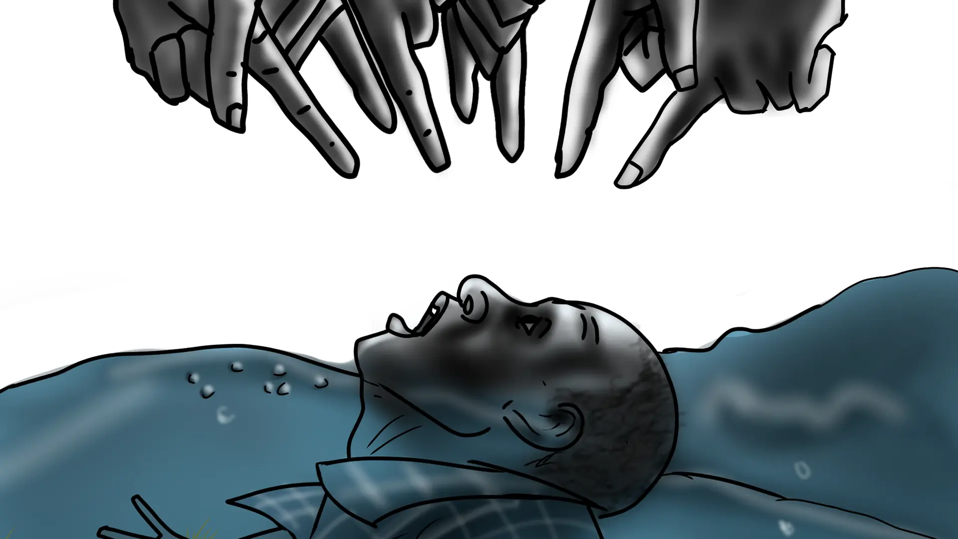 Un solo acto cambió para siempre la vida de Samat Nyuk. Lo que comenzó como una lucha interna lo llevó a la cárcel en lugar de a un hospital. Malakal, Sudán del Sur. 